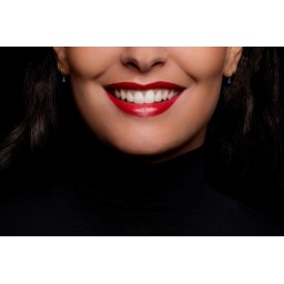 Mini Créoles Confetti Or blanc Saphirs 0.30 ct