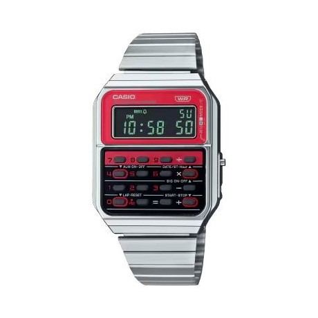 CASIO Edgy 43 x 34 mm Quartz Rouge CA-500WE-4BEF
