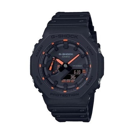 CASIO G-Shock Utility Black 48 x 45 mm Quartz Noir Rouge GA-2100-1A4ER