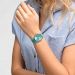 The January Collection - Pastelicious Teal 34 mm Quartz