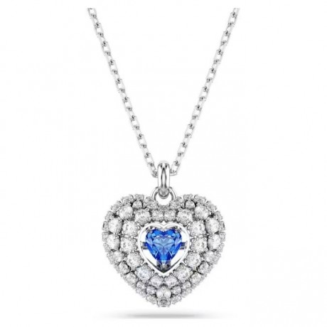 SWAROVSKI Collier Hyperbola Coeur Bleu 5680403
