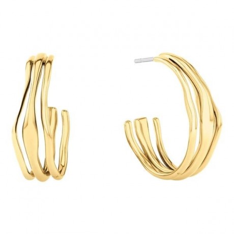 Calvin Klein Boucles d'oreilles Wavy Sculptural 35000721