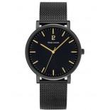 PIERRE LANNIER Coffret Essential 41 mm Quartz + Cuir Brun 388C439