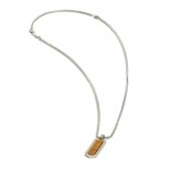 GEMINI (ICE WATCH) Collier Roma Silver Tiger NNR3