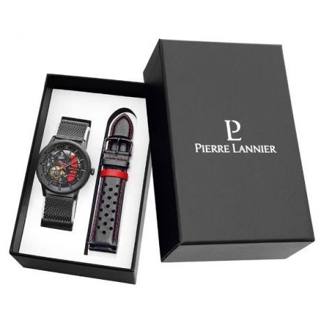 PIERRE LANNIER Coffret Paddock 43 mm Automatique 385C439