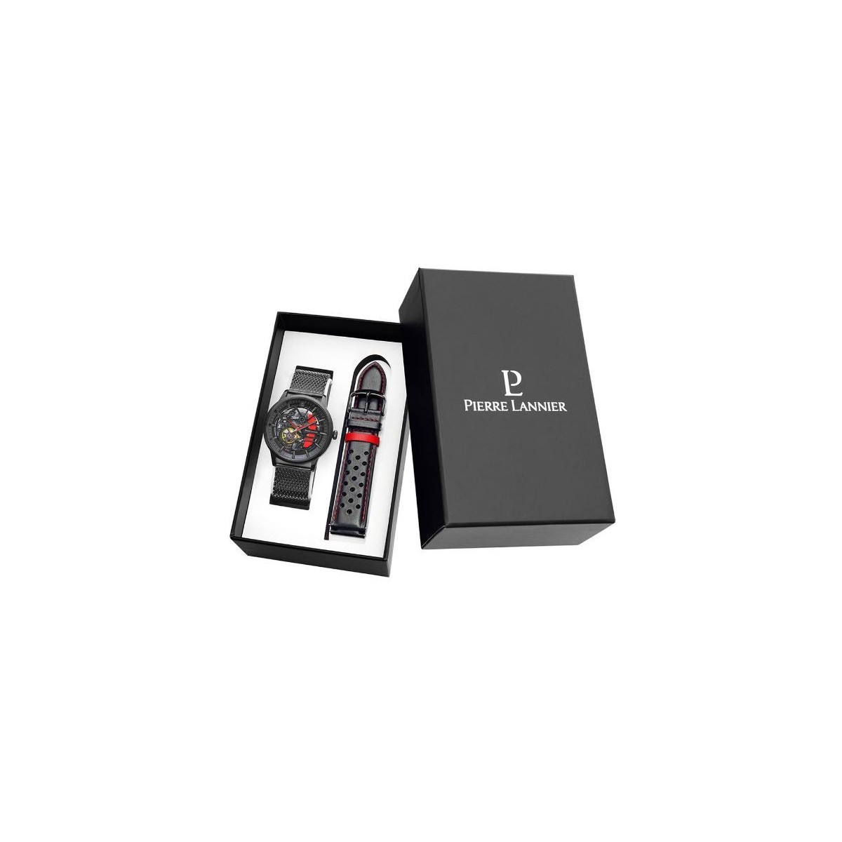 PIERRE LANNIER Coffret Paddock 43 mm Automatique 385C439