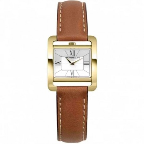 MICHEL HERBELIN V Avenue 26 x 19 mm Quartz 17137P08GD