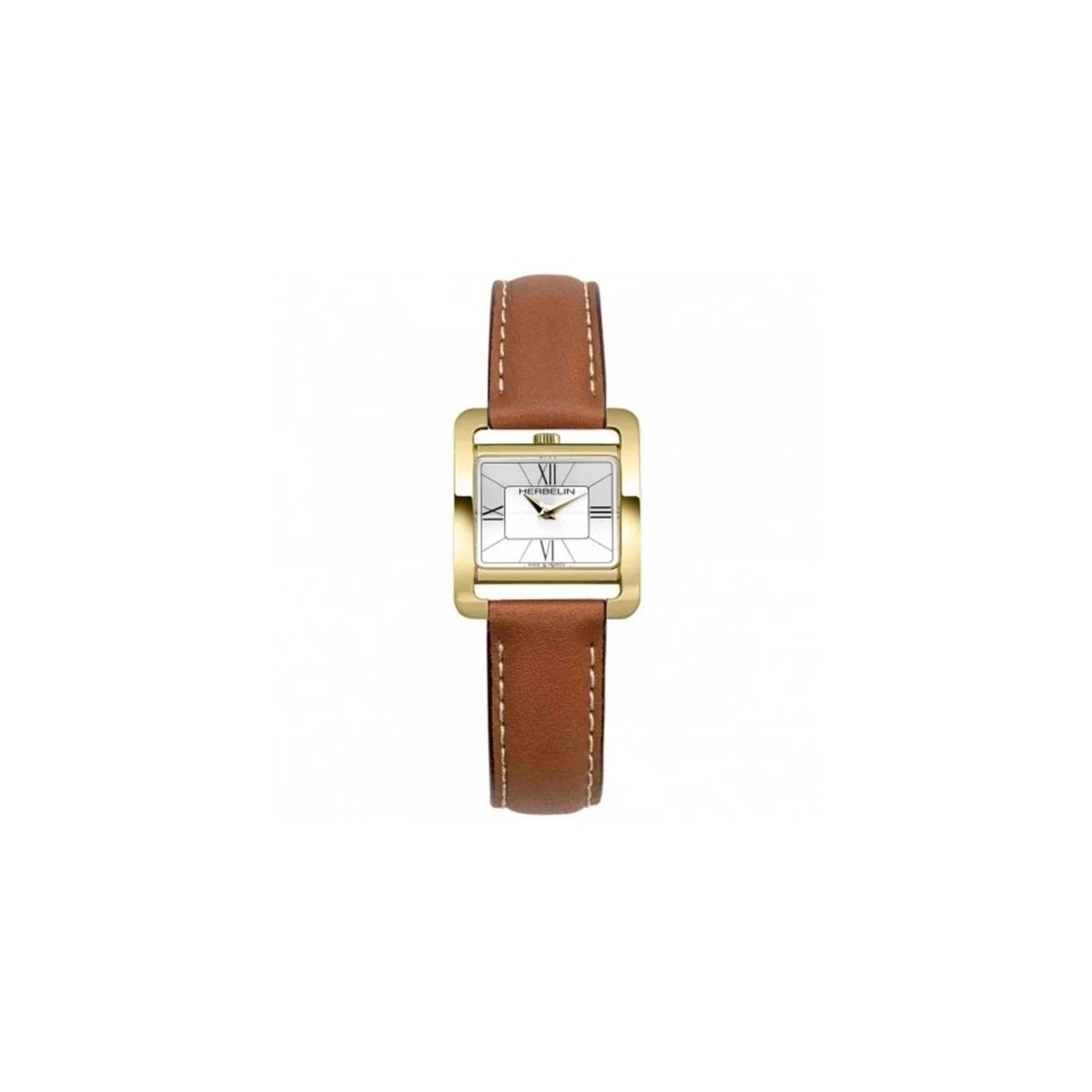 MICHEL HERBELIN V Avenue 26 x 19 mm Quartz 17137P08GD