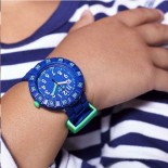 FLIK FLAK Solo Dark Blue 36 mm Quartz FCSP086