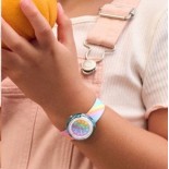 FLIK FLAK Organized Chaos - Liquid Rainbow 32 mm Quartz FPNP152