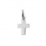 Pendentif Croix Or blanc