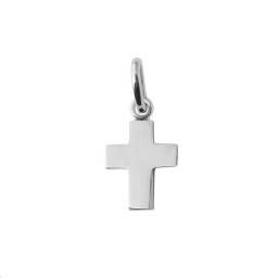 Pendentif Croix Or blanc