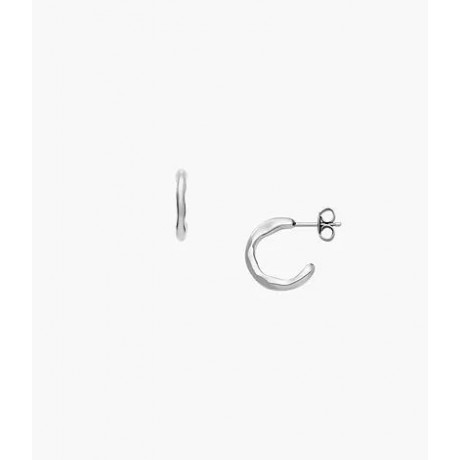 Créoles Modern Stak Acier