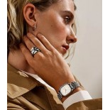 Créoles Modern Stak Acier