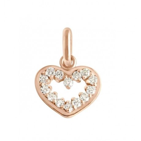 Pendentif Cœur Suprême Or rose Diamants