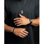 GEMINI (ICE WATCH) Collier Bellum Silver Carbone 2 mm NNP1