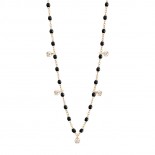 GIGI CLOZEAU Collier Gigi Suprême Or rose Diamants Résine noire B1GS005R2045DI
