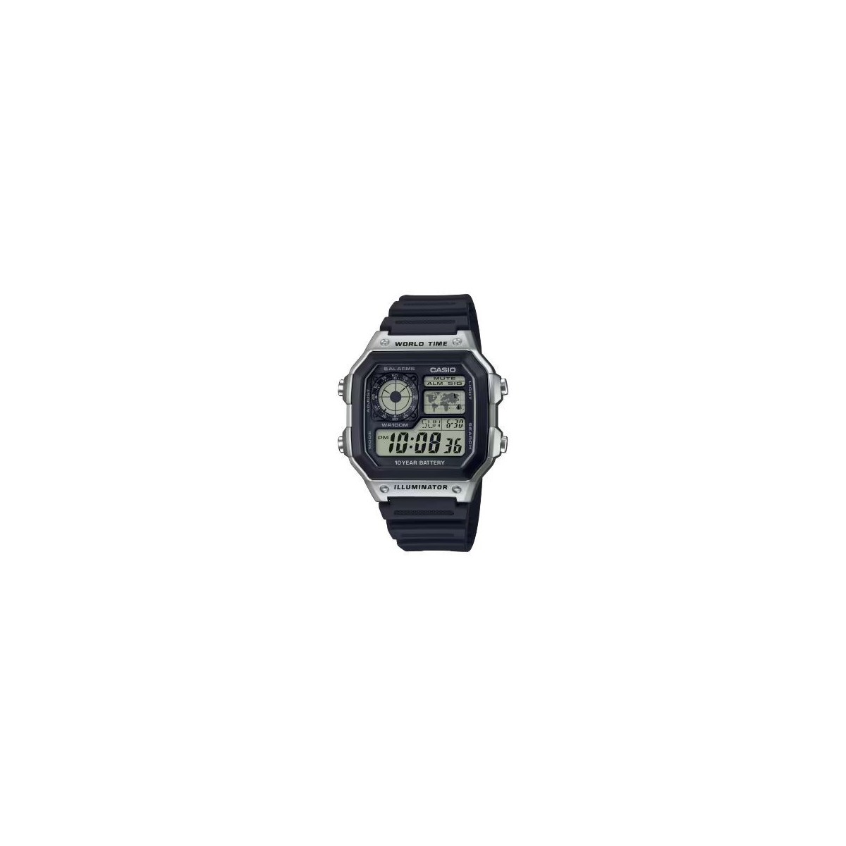 CASIO Timeless 45 x 42 mm Quartz AE-1200WH-1CVEF