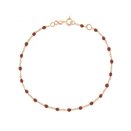 GIGI CLOZEAU Bracelet Classique Gigi Or rose Résine rouille B3GI001R4617