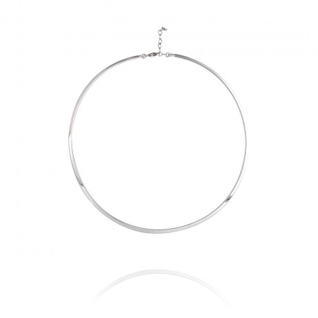 UNA STORIA Collier Torque Argent CL123000