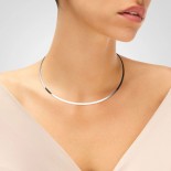 UNA STORIA Collier Torque Argent CL123000