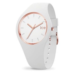 Ice Glam - White Rose Gold 37 mm Quartz