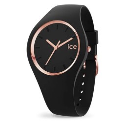 Ice Glam - Black Rose Gold 37 mm Quartz