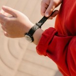 FLIK FLAK Fizz in Black 29 mm Quartz FCNP001