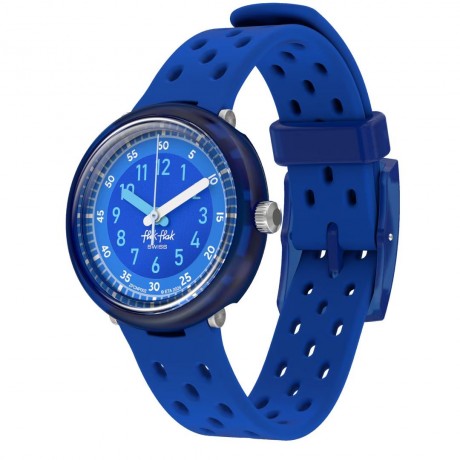 FLIK FLAK Fizz in Blue 29 mm Quartz FCNP002