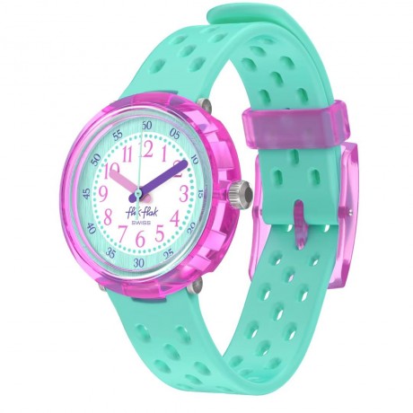 FLIK FLAK Fizz in Mint 29 mm Quartz FCNP003