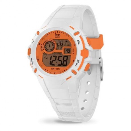 ICE WATCH Ice Digit Explorer - White Orange 41 mm Quartz 024002
