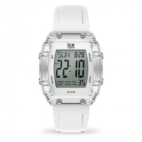 ICE WATCH Ice Digit Boliday - White Silver 38 mm Quartz 024565