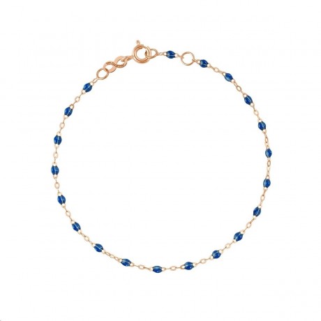 GIGI CLOZEAU Bracelet Classique Gigi Or rose Résine bleu saphir B3GI001R14