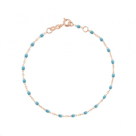 GIGI CLOZEAU Bracelet Classique Gigi Or rose Résine turquoise B3GI001R34