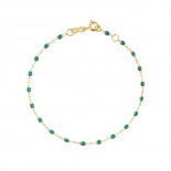 GIGI CLOZEAU Bracelet Classique Gigi Or jaune Résine émeraude B3GI001J35