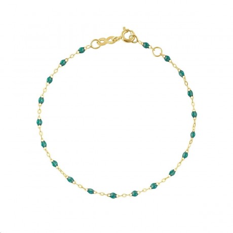 GIGI CLOZEAU Bracelet Classique Gigi Or jaune Résine émeraude B3GI001J35