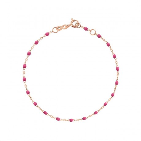 GIGI CLOZEAU Bracelet Classique Gigi Or rose Résine rose bonbon B3GI001R42