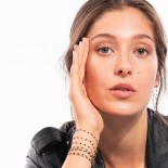 GIGI CLOZEAU Bracelet Classique Gigi Or jaune Résine noire B3GI001J20