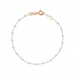 GIGI CLOZEAU Bracelet Classique Gigi Or rose Résine bleu layette B3GI001R15