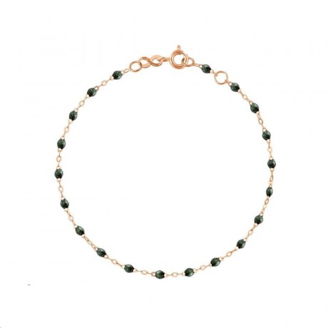 GIGI CLOZEAU Bracelet Classique Gigi Or rose Résine vert B3GI001R51
