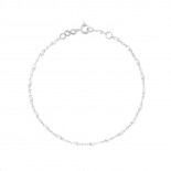 GIGI CLOZEAU Bracelet Classique Gigi Or blanc Résine blanche B3GI001G01