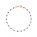 GIGI CLOZEAU Bracelet Classique Gigi Or rose Résine bleu prusse B3GI001R07
