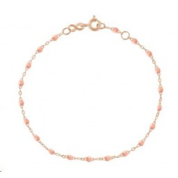 Bracelet Classique Gigi Or rose Résine saumon