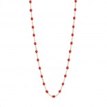 GIGI CLOZEAU Collier Classique Gigi Or rose Résine coquelicot B1GI001R31