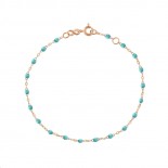 GIGI CLOZEAU Bracelet Classique Gigi Or rose Résine turquoise vert B3GI001R33