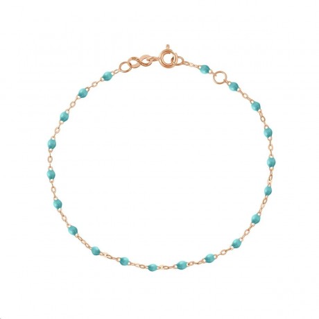GIGI CLOZEAU Bracelet Classique Gigi Or rose Résine turquoise vert B3GI001R33