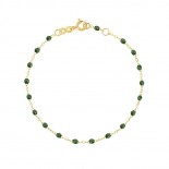 GIGI CLOZEAU Bracelet Classique Gigi Résine scarabée Or jaune B3GI001J56