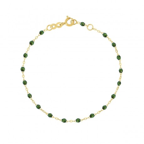 GIGI CLOZEAU Bracelet Classique Gigi Résine scarabée Or jaune B3GI001J56