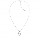 Calvin Klein Collier Sculpural Warped Ring Acier 35000009