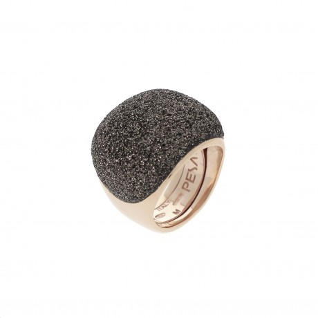 Bague Polvere Bronze Argent Rose